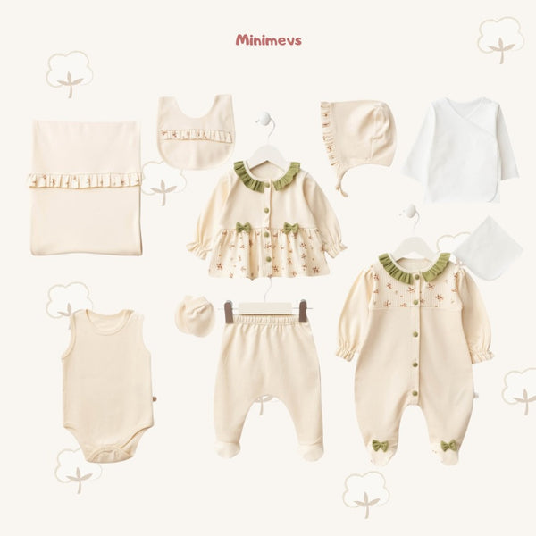 Çıtır Çiçekli 10'lu Kız Bebek Hastane Çıkış Seti