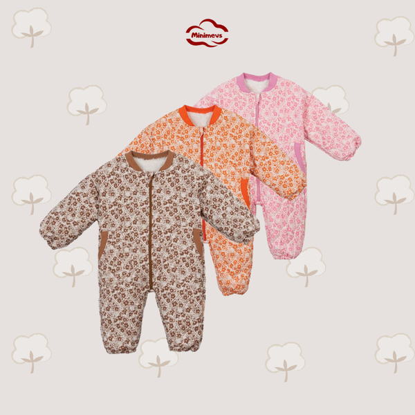 Kapitone Çiçekli Kozmonot Tulum