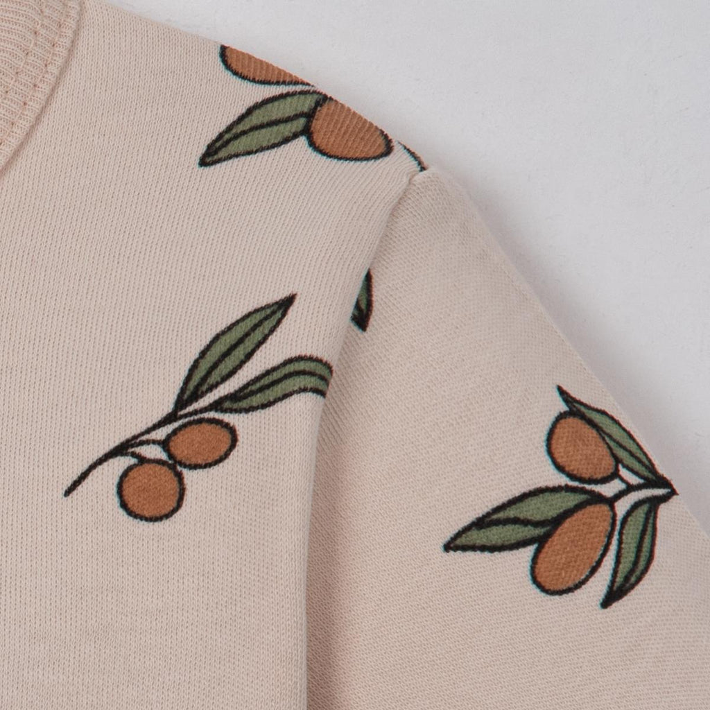 Zeytin Çiçeği Desenli Tulum