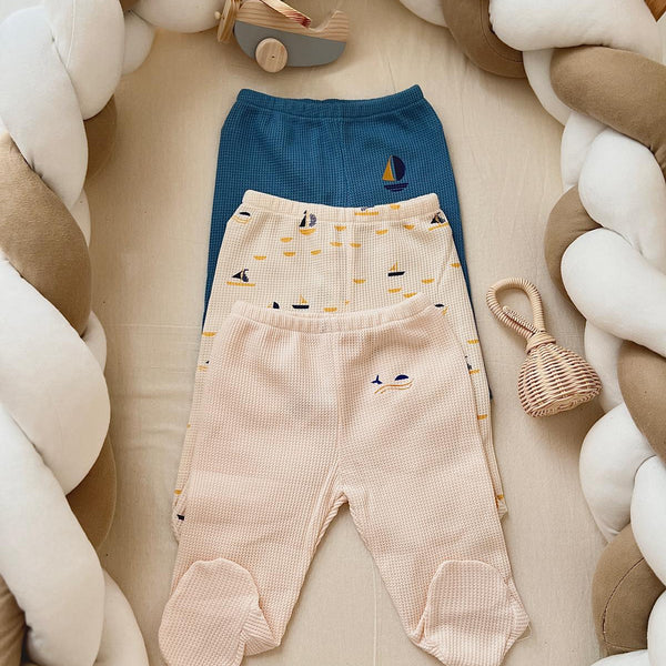 Yelken Desenli 3'lü Patikli Alt