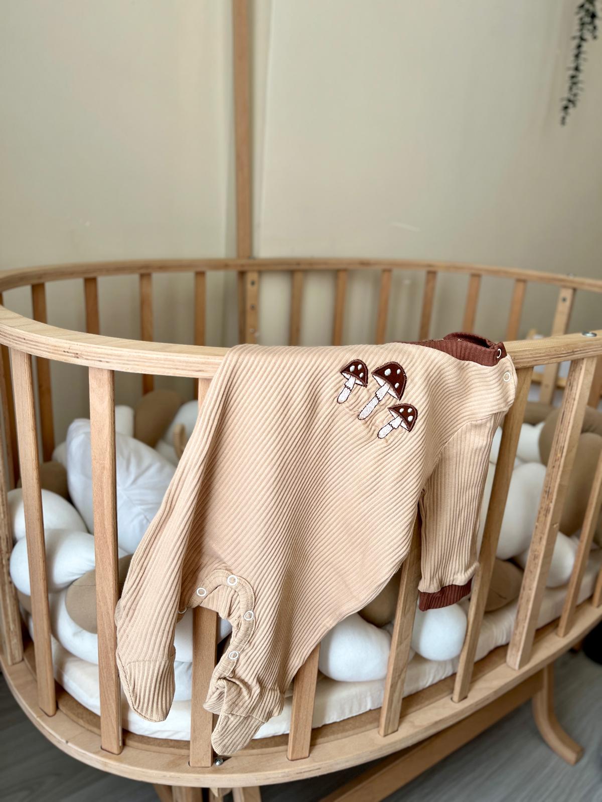 Mantar Nakışlı 3'lü Tulum Seti