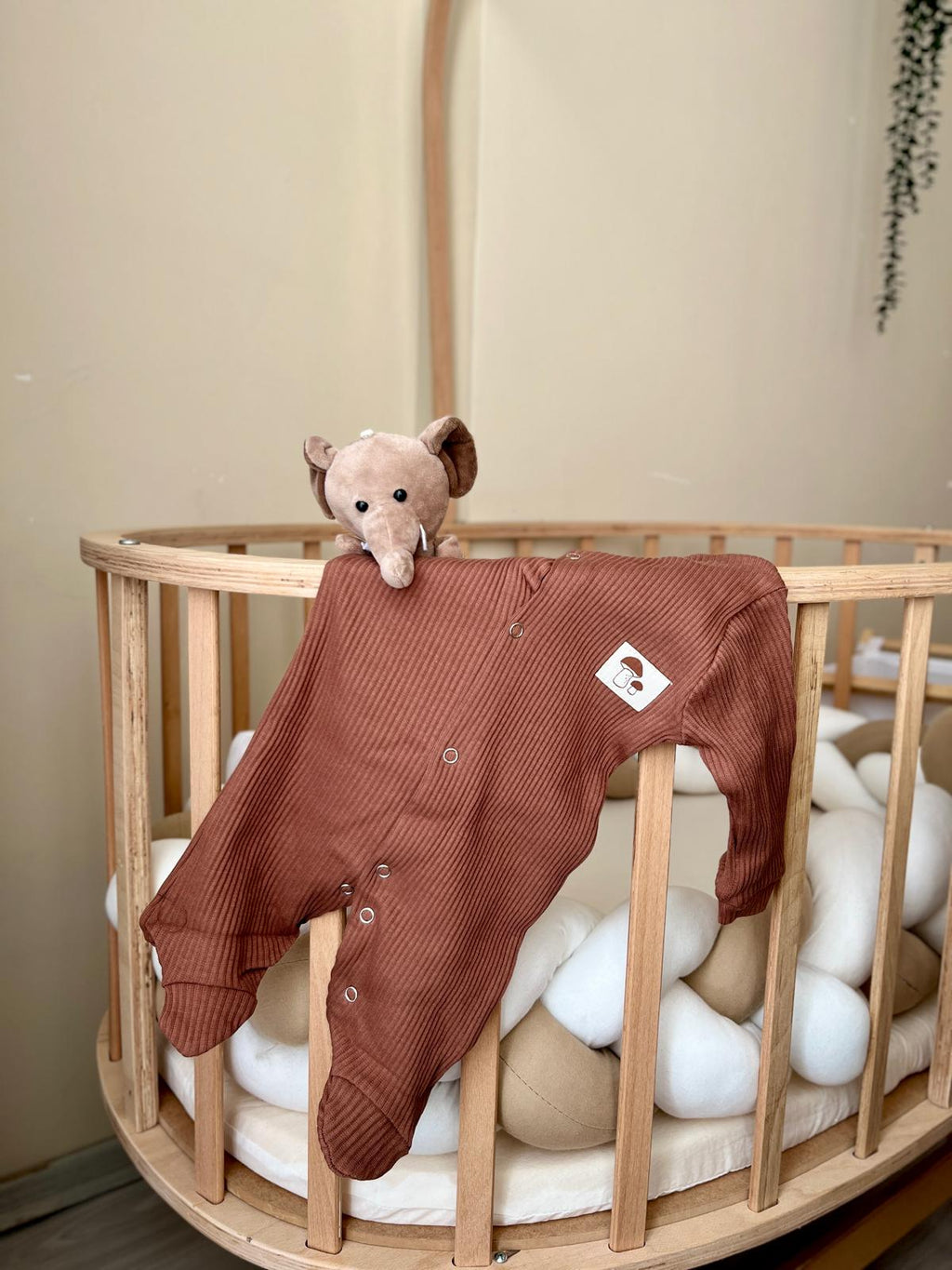 Mantar Nakışlı 3'lü Tulum Seti