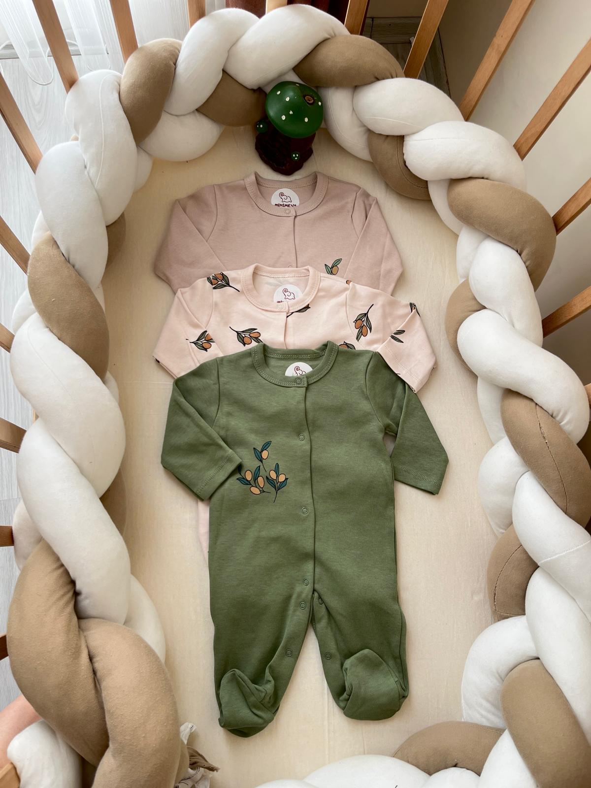 Zeytin Çiçeği Desenli Tulum