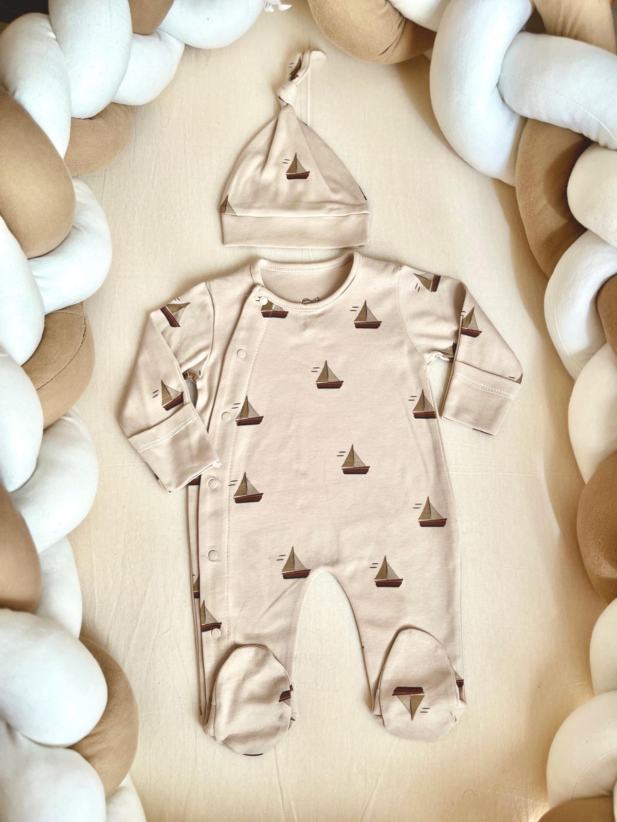 Yelken Desenli Tulum Seti