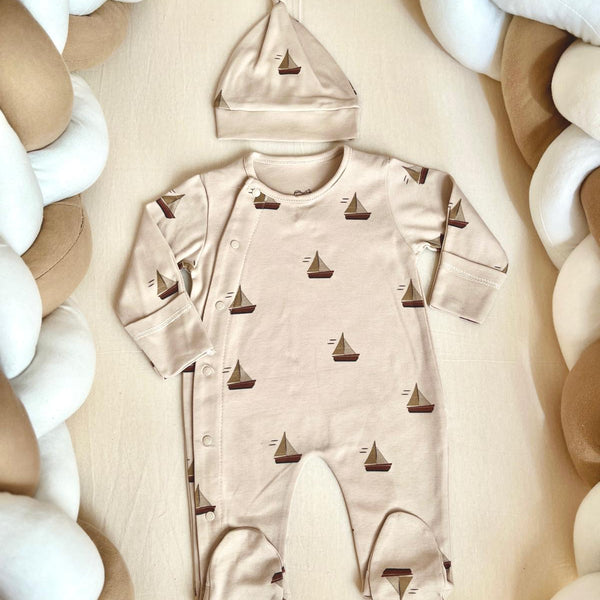 Yelken Desenli Tulum Seti