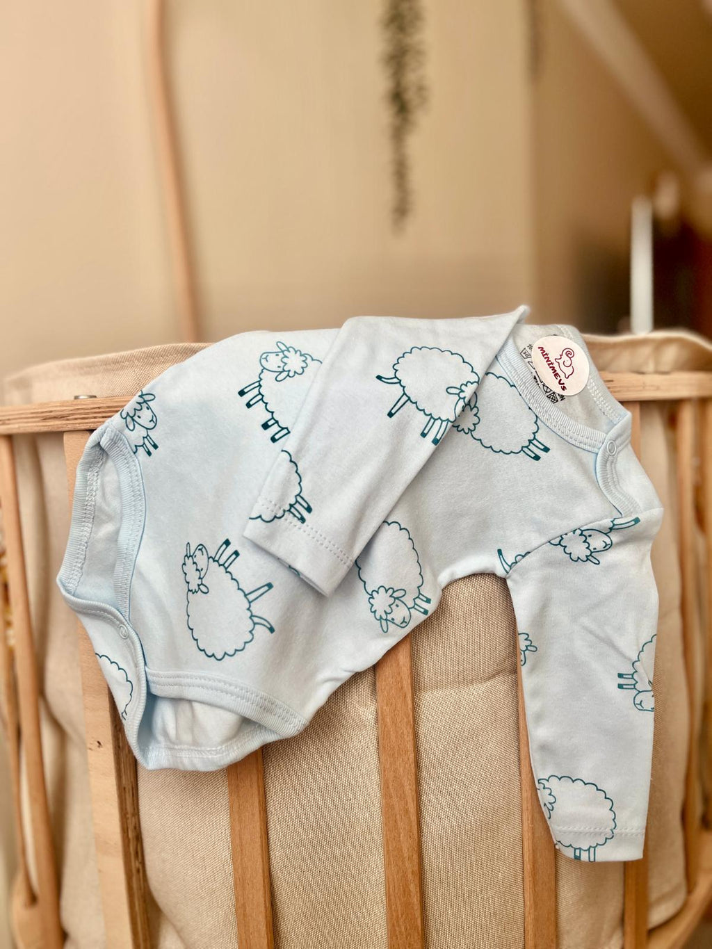 Koyun Desenli Alt Üst Takım