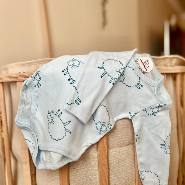 Koyun Desenli Alt Üst Takım