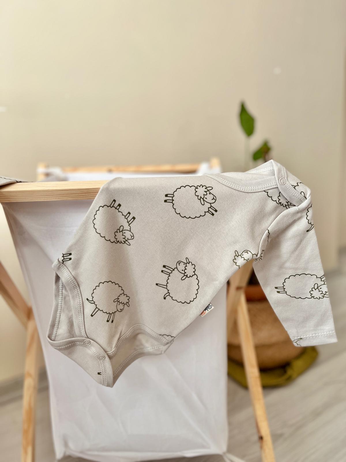 Koyun Desenli Alt Üst Takım