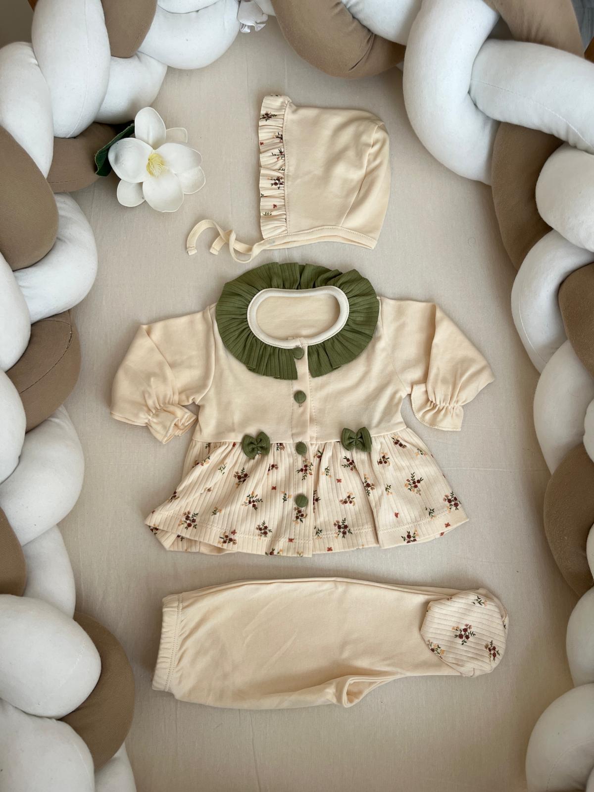 Çıtır Çiçekli 10'lu Kız Bebek Hastane Çıkış Seti