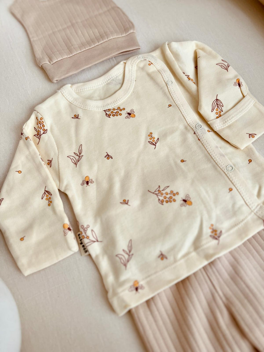 Arı Desenli 3'Lü Body Takım