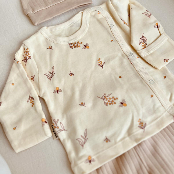 Arı Desenli 3'Lü Body Takım