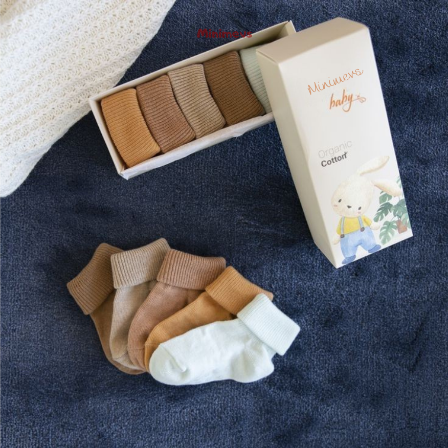 Organik Pamuklu 5'li Çorap Seti