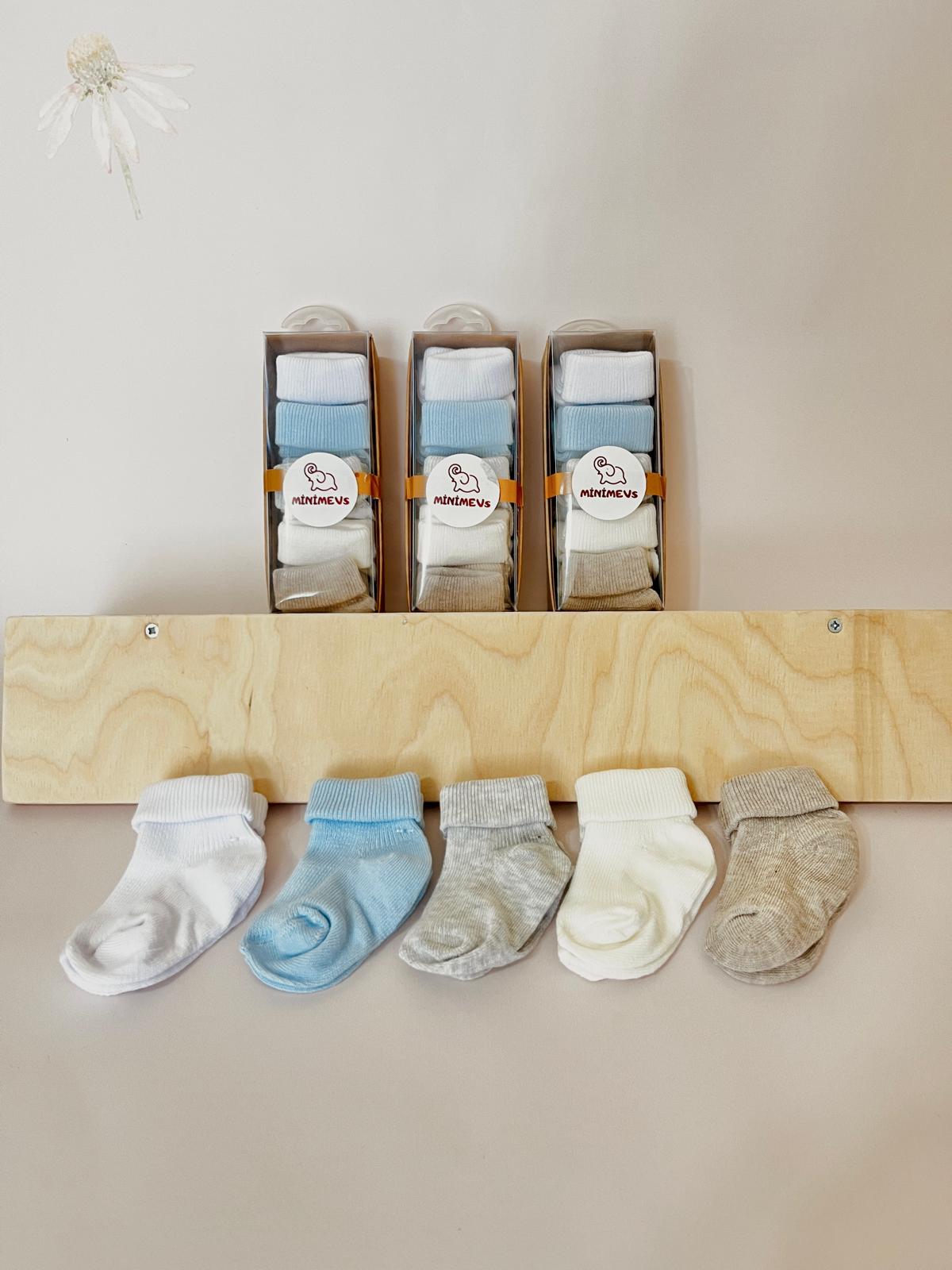 Organik Pamuklu 5'li Çorap Seti