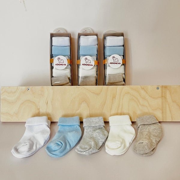 Organik Pamuklu 5'li Çorap Seti