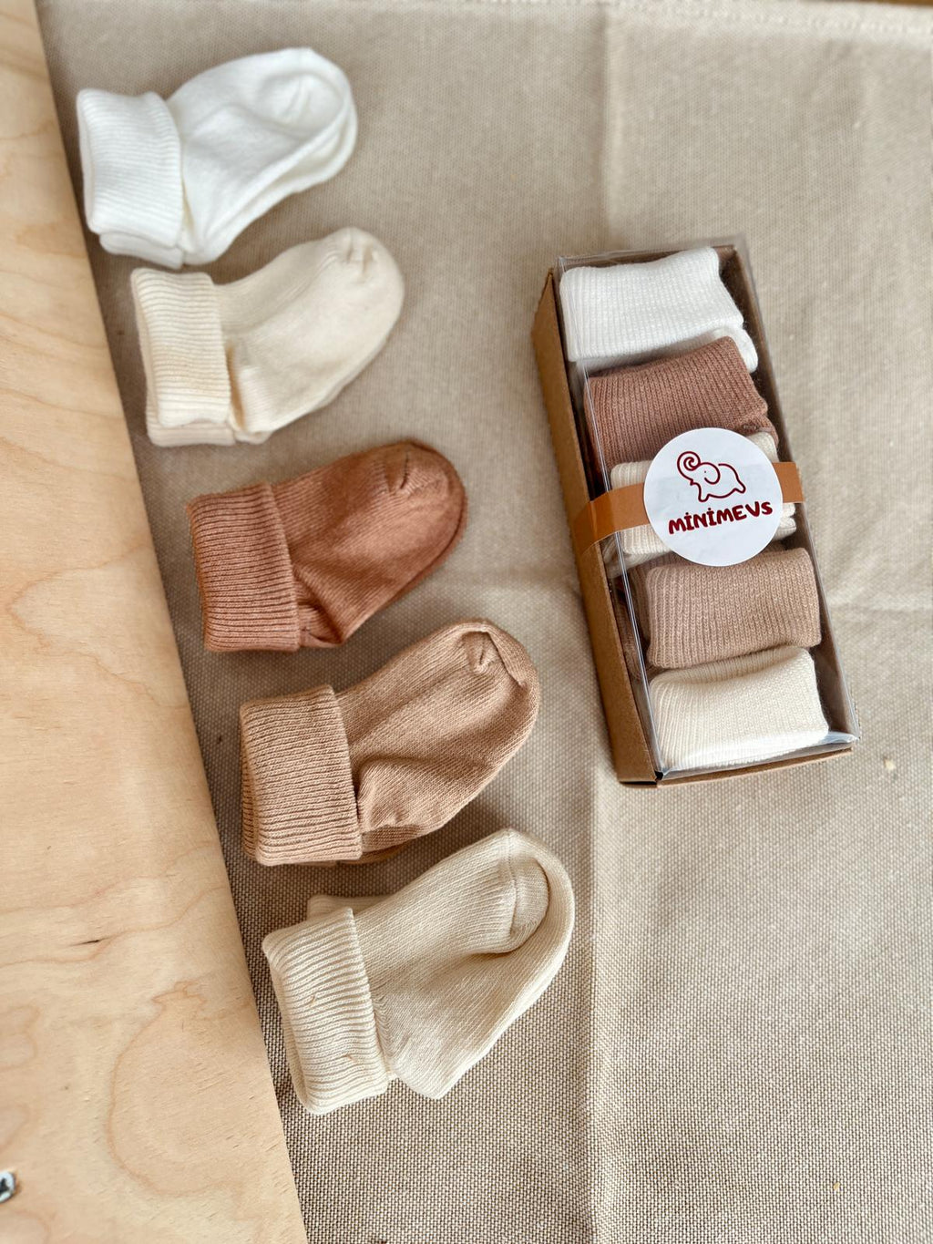 Organik Pamuklu 5'li Çorap Seti