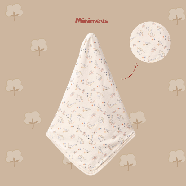 Dinozor Desenli Bebek Battaniyesi