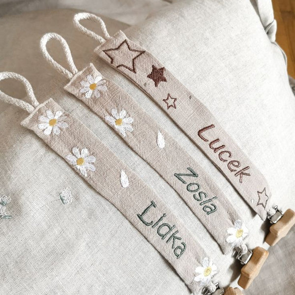 İsme Özel Emzik Askısı 3 lü