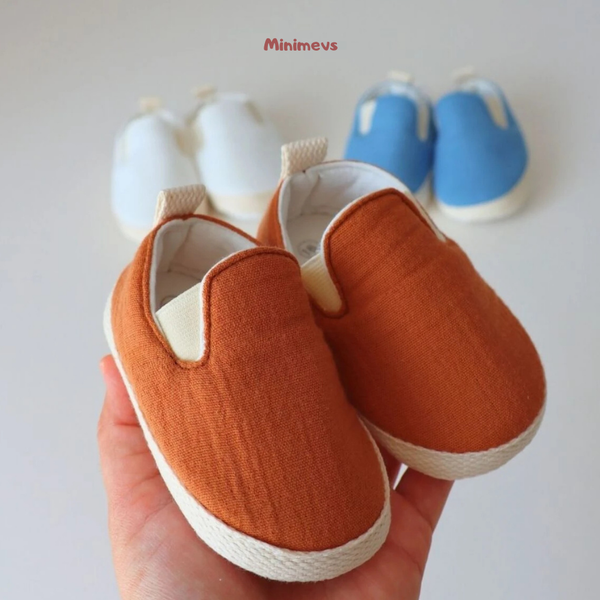 Müslin Pamuklu Bebek Patiği