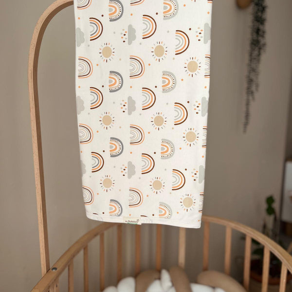 Gökkuşağı Desenli Bebek Battaniyesi