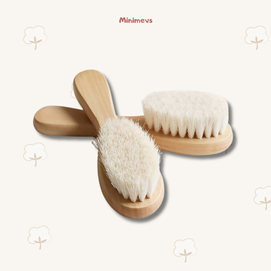 Doğal Keçi Kılı Bebek Tarağı