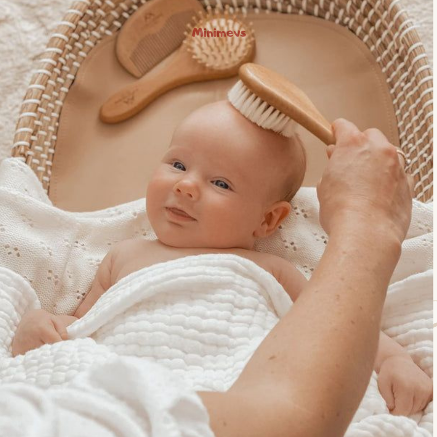 Doğal Keçi Kılı Bebek Tarağı