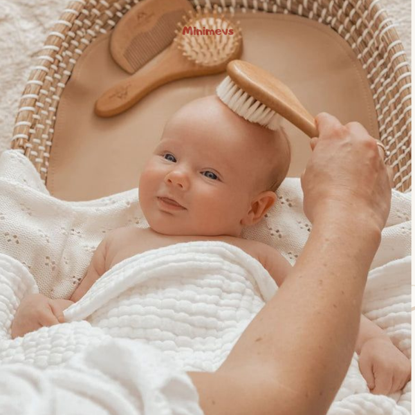 Doğal Keçi Kılı Bebek Tarağı