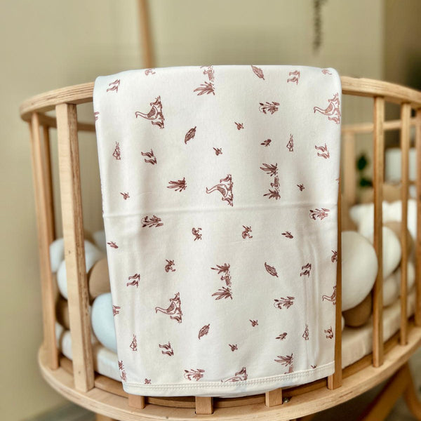 Ördek Desenli Bebek Battaniyesi