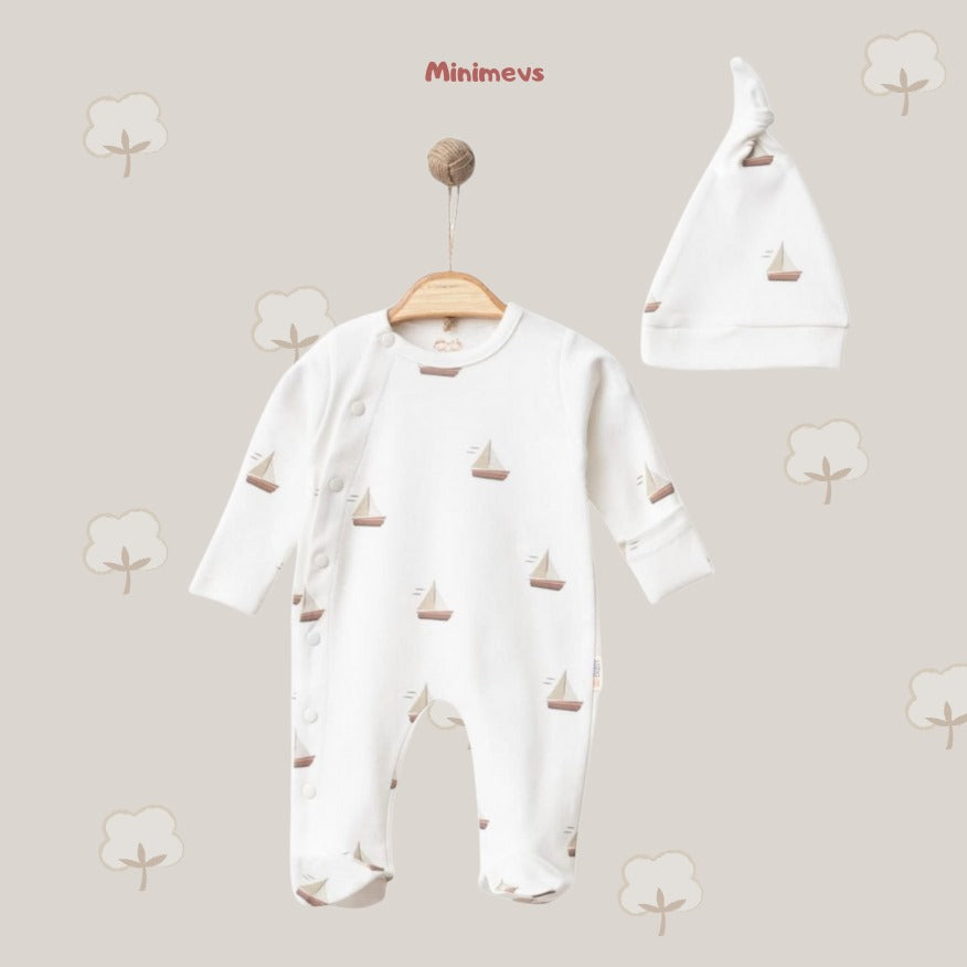 Yelken Desenli Tulum Seti